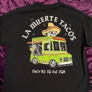 Grim reaper taco truck LA MUERTE TACOS T Shirt